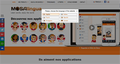 Desktop Screenshot of mosalingua.com